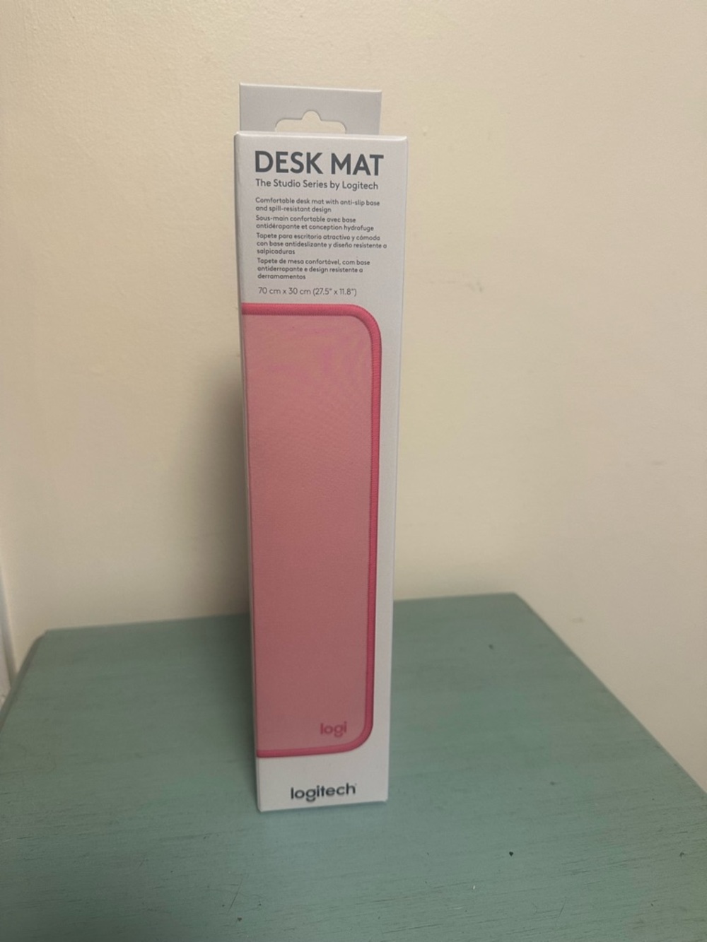 Logitech Pink Desk Mat - Studio Series Soft Pink